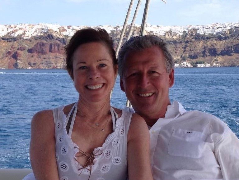 捐血者Tim Ward与已故妻子Kelly Ward并发,Kelly Ward死于肛门癌