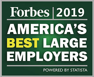 MD Anderson奖 -  Forbes 2019美国最佳大型雇主